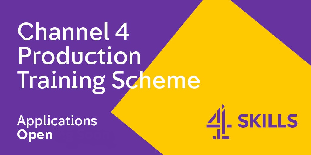 Channel 4 Production Training Scheme Applications now open